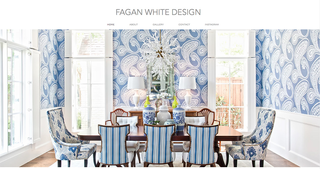 Fagan White Design website