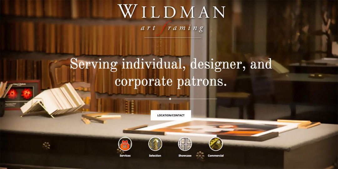 Wildman Art Framing website